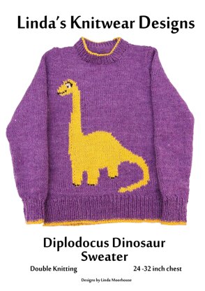 Diplodocus Dinosaur sweater