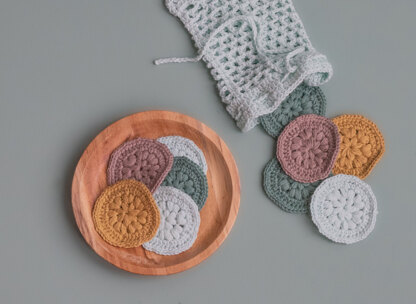 Face Scrubbies in Yarn and Colors Favorite - YAC100066 - Downloadable PDF