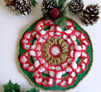 Christmas Garden Pot Holder