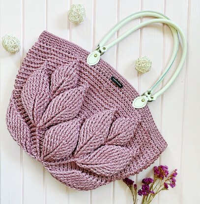 Bag with chunky yarn pattern by Anna Kuznietsova