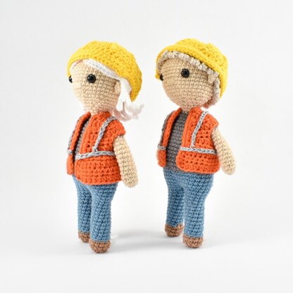 Construction Worker Doll