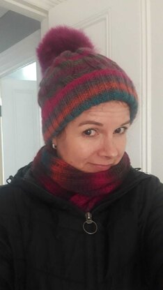 Hat and snood for my sister in law