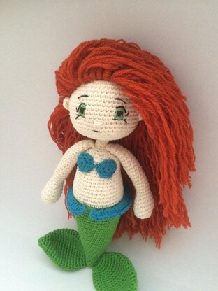 Ariel Mermaid amigurumi