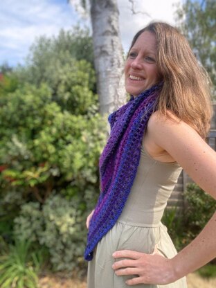 Granny Mesh Shawl
