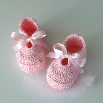 Crochet baby online shoes