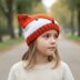 Knitting pattern fox hat for adult and child #494
