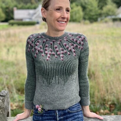 Striped Thistle Pullover