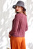 Women's Jumper Vermillion in Universal Yarn Deluxe Worsted Tweed Superwash - Downloadable PDF