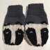 Fox and Badger Children Mittens