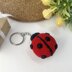 Ladybug crochet keychain pattern Amigurumi bag charm Crochet car hanging decor
