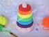 Rainbow stacking rings