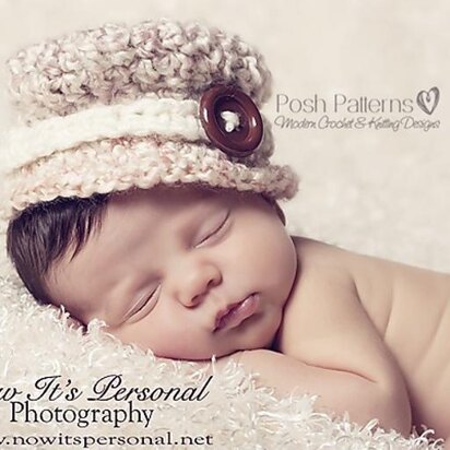 Crochet Baby Little Lady Dress Hat Pattern 248