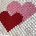 Hearts Blanket Square