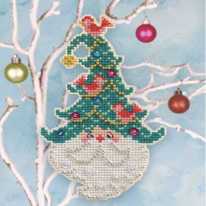 Satsuma Street Tree Topper Cross Stitch Kit - 3in x 5in