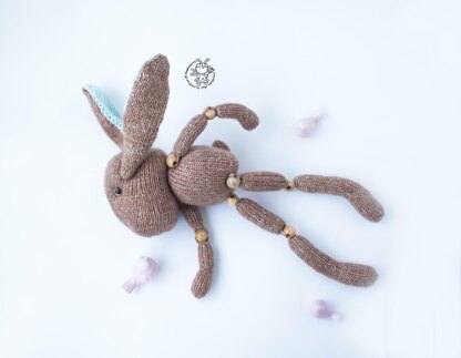 Beads jointed Bunny doll