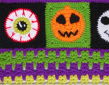 Sirdar Halloween Crochet Along Blanket