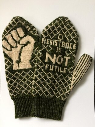 Peace de Resistance Mittens