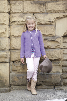 Childrens Cardigans in Hayfield Chunky with Wool - 2415