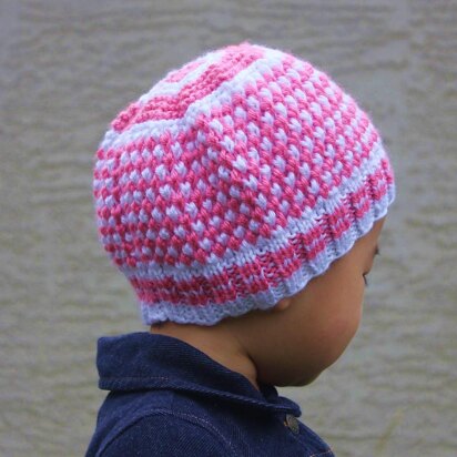 Little Stars Baby Hat - knitting pattern