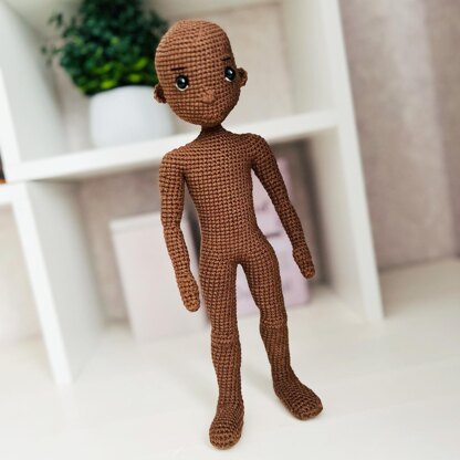 Crochet doll pattern, amigurumi boy doll, crochet boy body pattern, Boy body doll