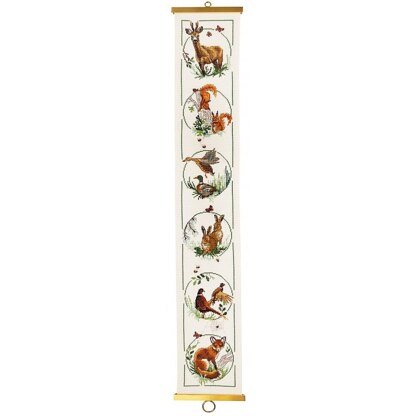 Permin Animals Cross Stitch Kit - 16x95cm - 16x95cm