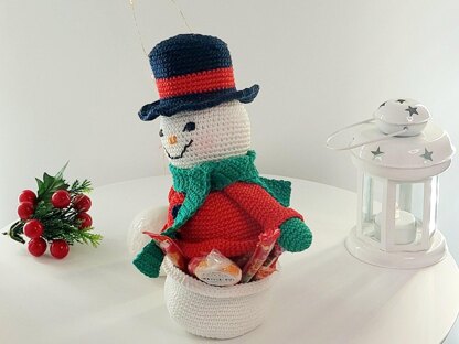 Snowman Candy Box