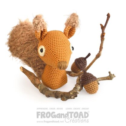 Forest Animals Fox Owl Squirrel Acorn Mice Mouse Amigurumi Crochet Chibi Collection - FROGandTOAD Créations