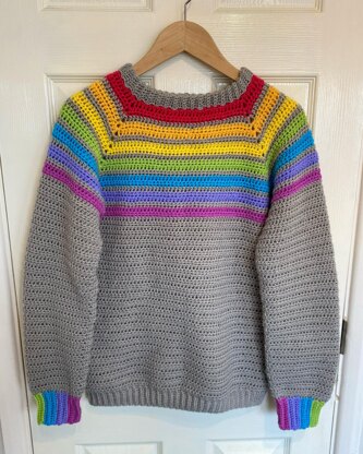 The Eclectic Rainbow Raglan