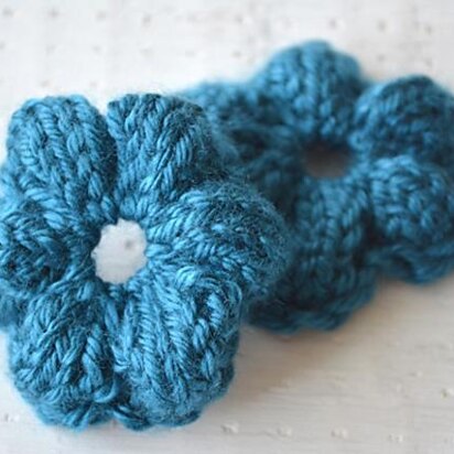 Simple Knit Flower