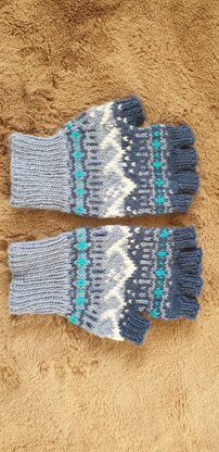 Rocky Mountain fingerless gloves