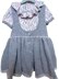127. Flared Pinafore Dress Set