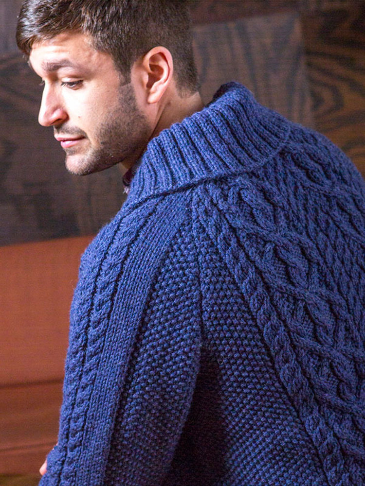 Fitzgerald Cardigan in Berroco Vintage Chunky | LoveCrafts