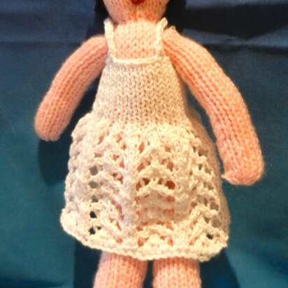 Ballerina Knitted Doll