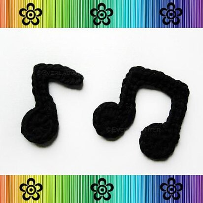 Musical Notes Applique