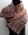 Fair Isle Scarf in Browns and Tan