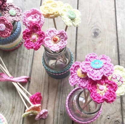 Posy Jars and Flowers