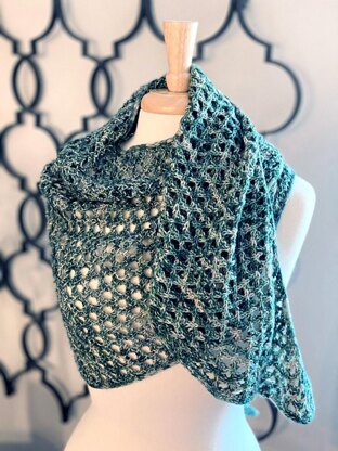 Return To Me Boomerang Shawl