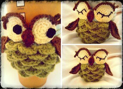 Owl mug cozy