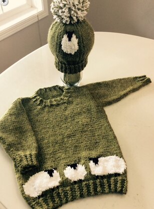 Sheep Sweater and Hat