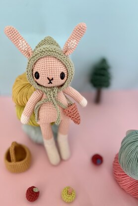 Narciso the bunny with bonnet