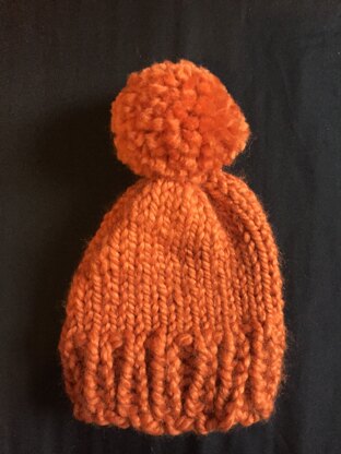 Orange Baby Hat