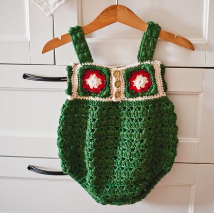 Prairie Bloom Granny Romper