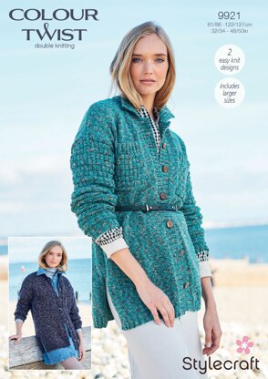 Jackets in Stylecraft Colour Twist DK - 9921 - Downloadable PDF