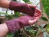 Mulberry Hat & Fingerless Gloves