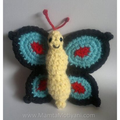 Crochet Swallowtail Butterfly Pattern Amigurumi Toy