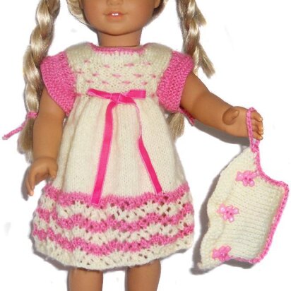 Comfy nightie set for american girl , gotz and other 18'' dolls