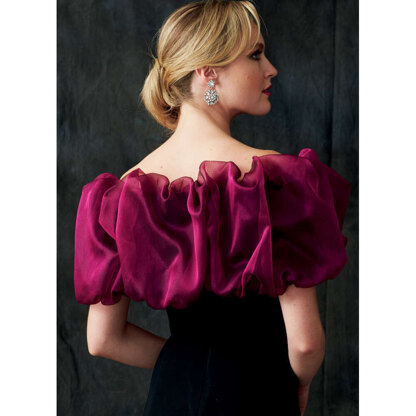 Vogue Misses' Wraps, Shrug, and Scarf V9291 - Paper Pattern, Size S-M-L