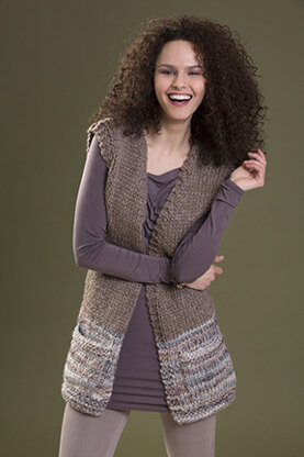 Contentment Vest in Tahki Yarns Gemini