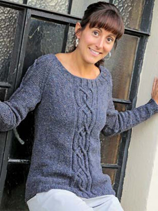 Erin Pullover in Knit One Crochet Too Soie Et Lin 5 - 2078