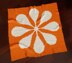 Abstract Flower Orange Blanket Botanical Home Decor C2C Crochet PATTERN